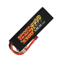 5300MAH 7.4v 2S 55c Hard case Lipo 3141 overlander